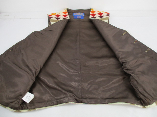 1円☆ PENDLETON ペンドルトン ベスト ウール チーフジョセフ柄
