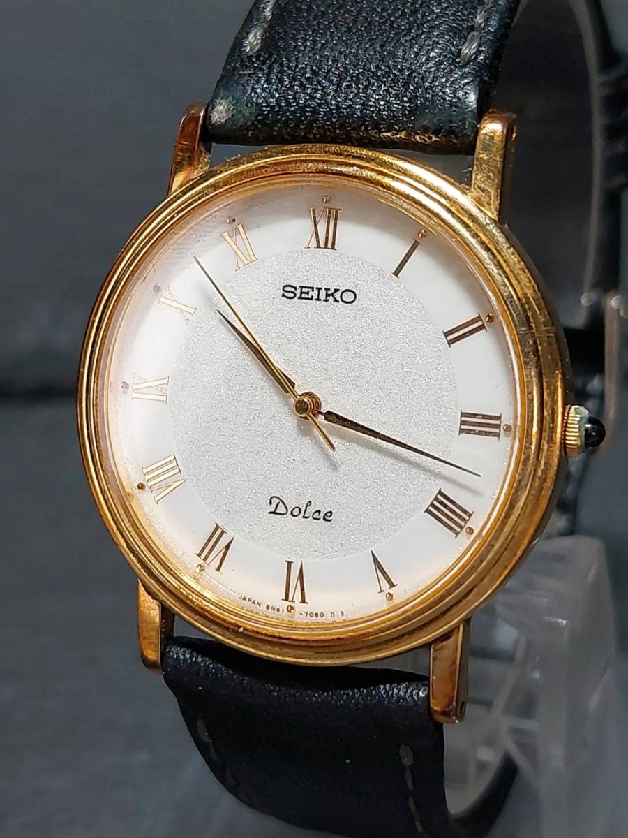 セイコー SEIKO ドルチェ Dolce 8N41-7030 メンズ 腕時計 アナログ