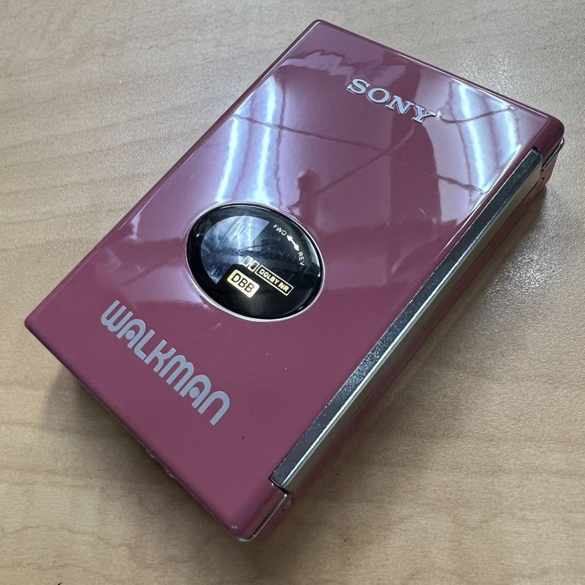 CW24 希少色 ピンク SONY WM-509 MDR-E454RV 純正リモコン 付属