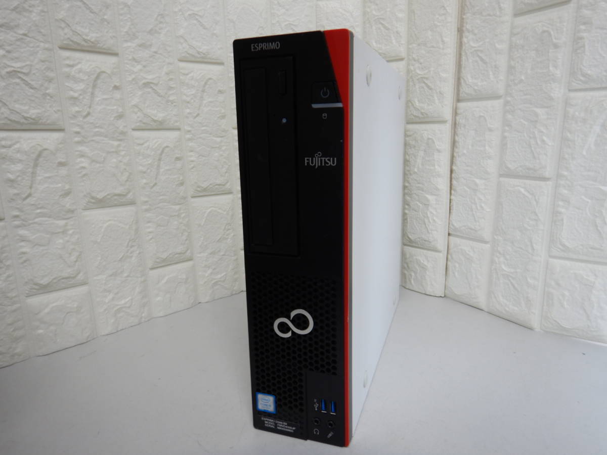 128☆FUJITSU ESPRIMO D588/BX Core i5-9500 HDD/無 メモリ/4GB BIOS確認