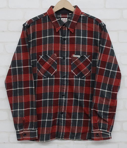 5T3171/フラットヘッド GLORYPARK チェックネルシャツ THE FLATHEAD 40