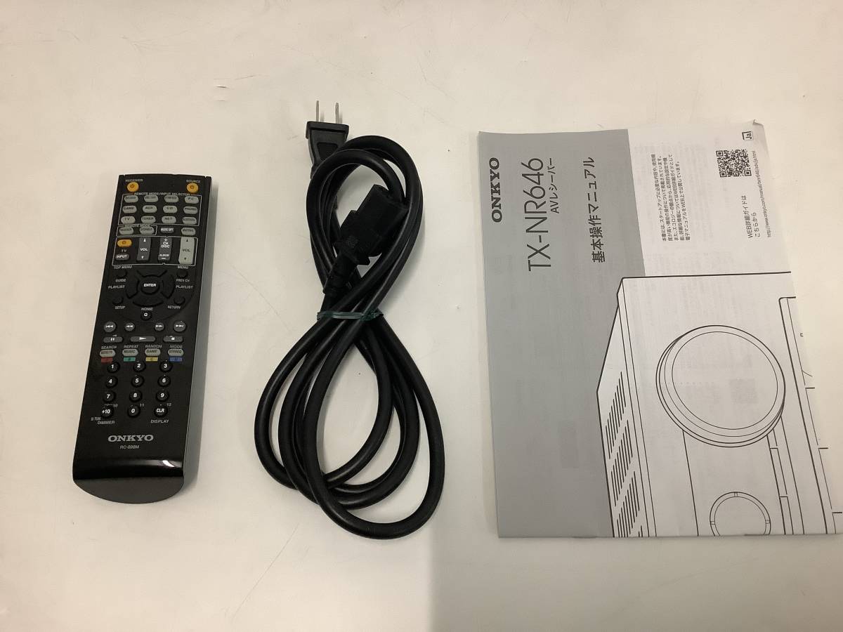 ONKYO 7.2ch対応AVセンター TX-NR646 ブラック ジャンク Amazon.co.jp: ONKYO 7.2ch対応AVセンター TX-NR646(B) : 家電＆カメラ