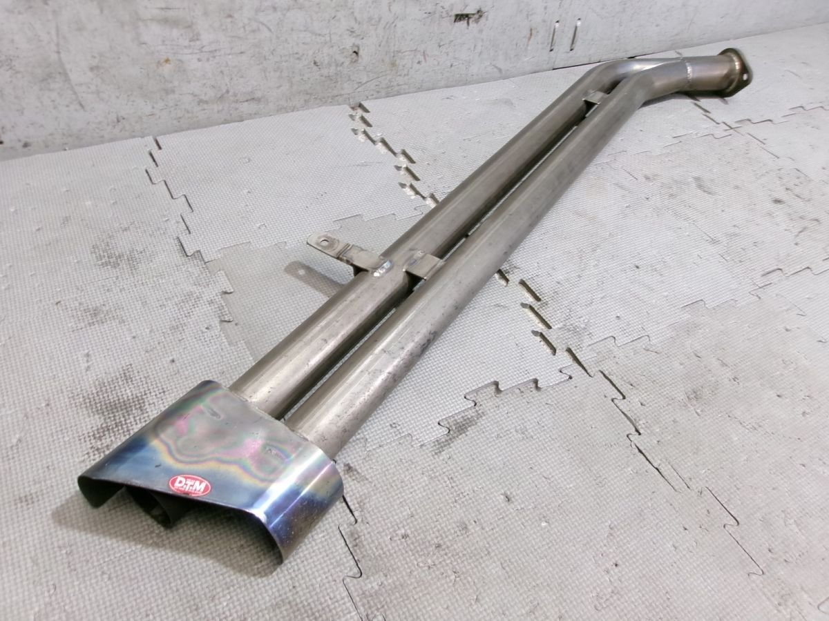 ★激安!★L502 ミラ DTM ワンオフ マフラー デュアル サイド出し チタン / 2Q9-1659