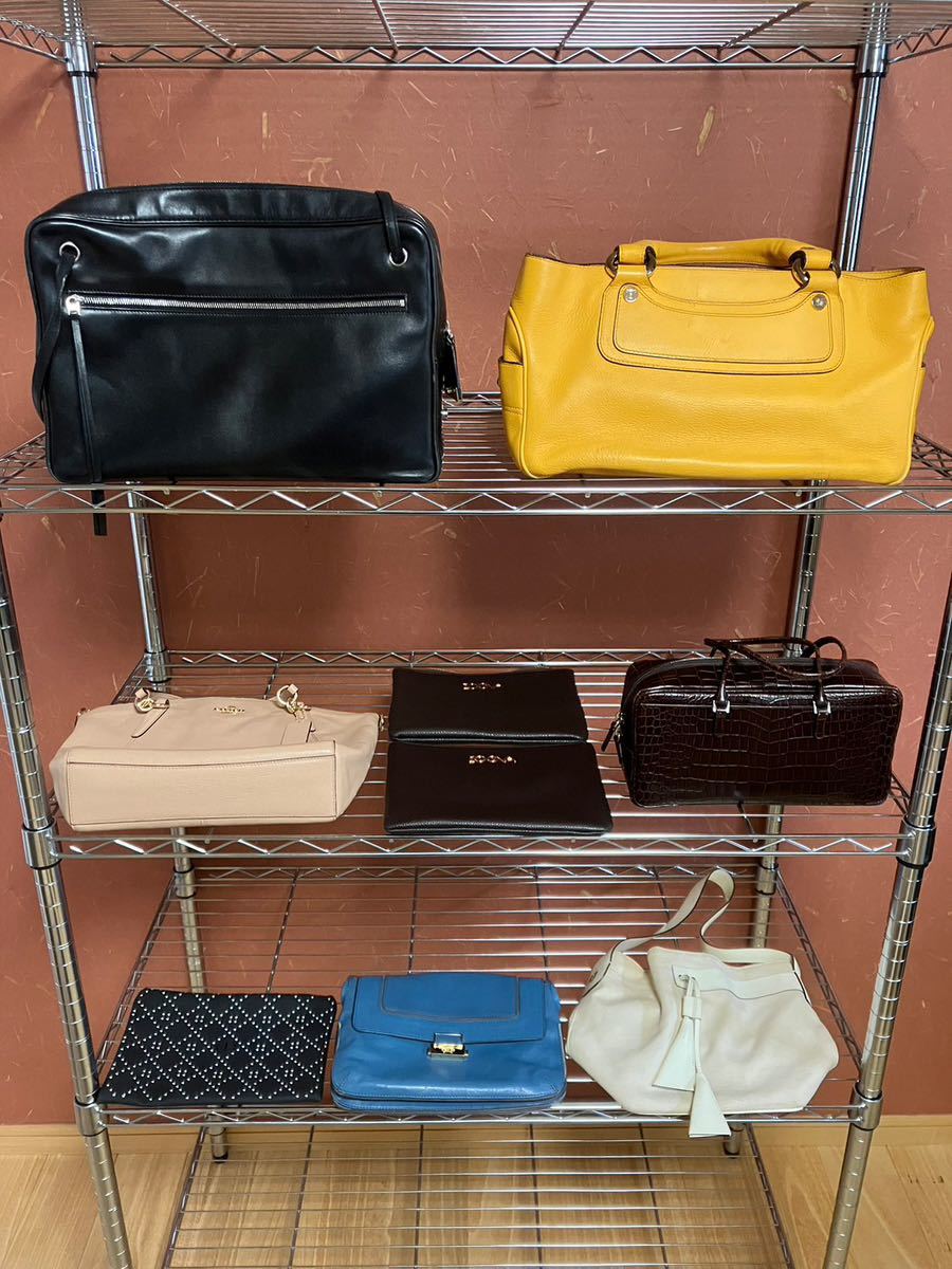 E/1252 ブランドバッグまとめ バリー フォクシー セリーヌ コーチ