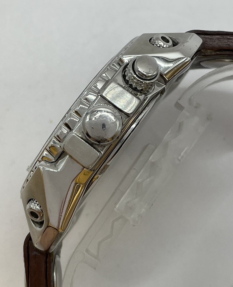 セイコー 1円 SEIKO 6A32-00E0 パーペチュアル カレンダー 100M 腕時計 