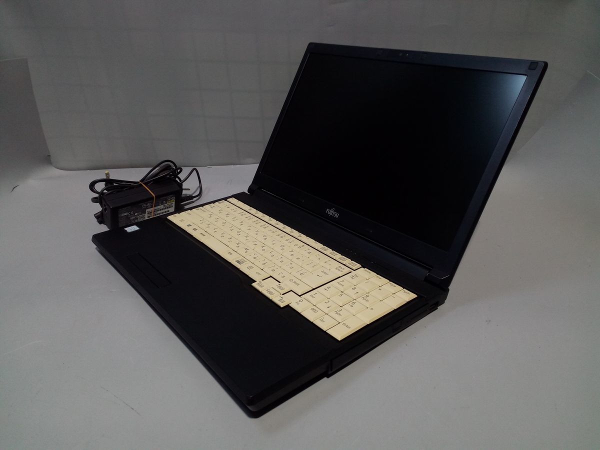 ★1円スタート★第7世代★富士通 LIFEBOOK A577/P Core i5 7300U 8GB 500GB★現状引渡★OS無★BIOSまでの動作確認★AC付★