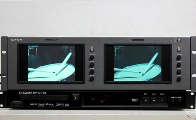 SONY/ソニー 7型2連 業務用液晶モニター○LMD-7220W 中古 訳あり SONY