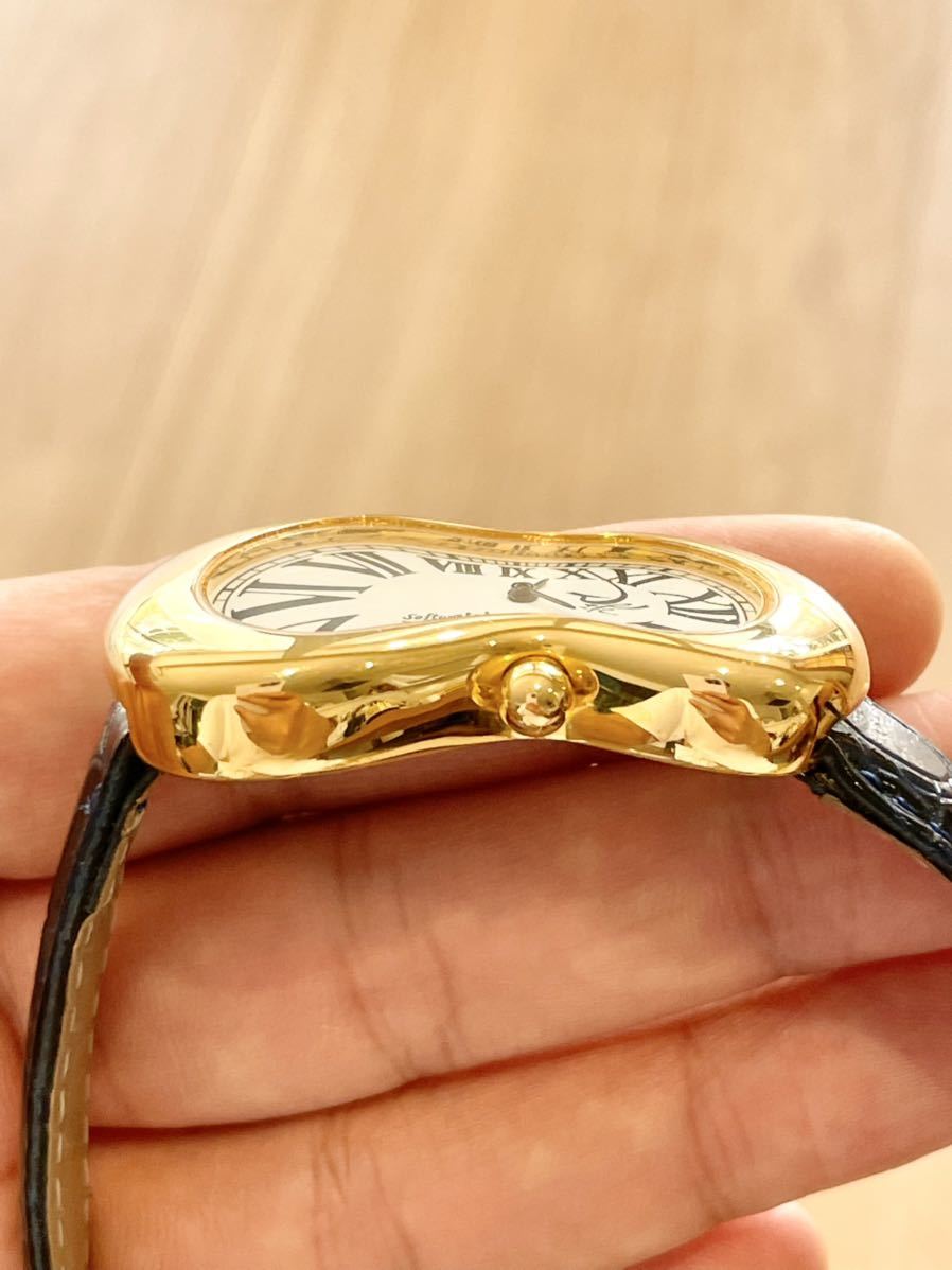 稼働 良品 Softwatch ソフトウォッチ 記憶の固執 柔らかい時計 溶ける