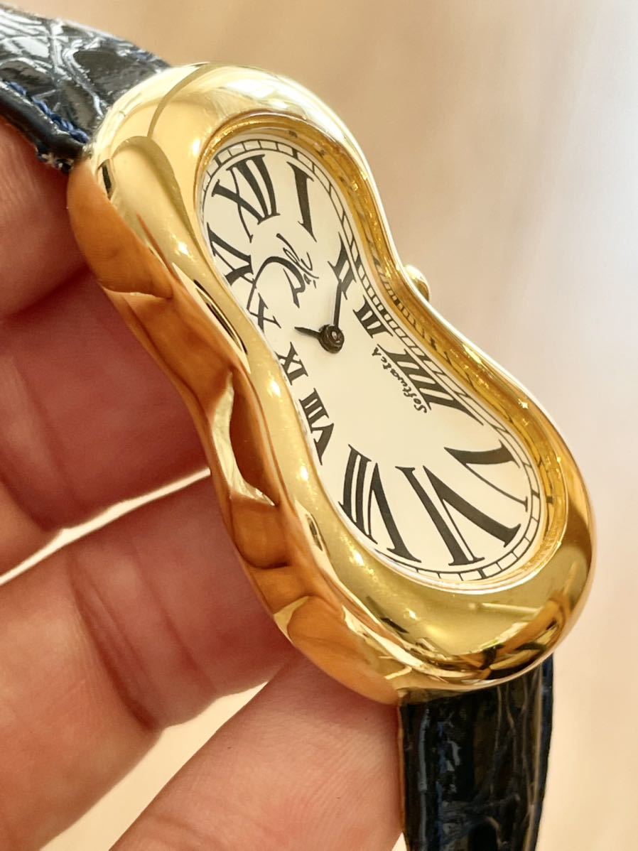 稼働 良品 Softwatch ソフトウォッチ 記憶の固執 柔らかい時計 溶ける