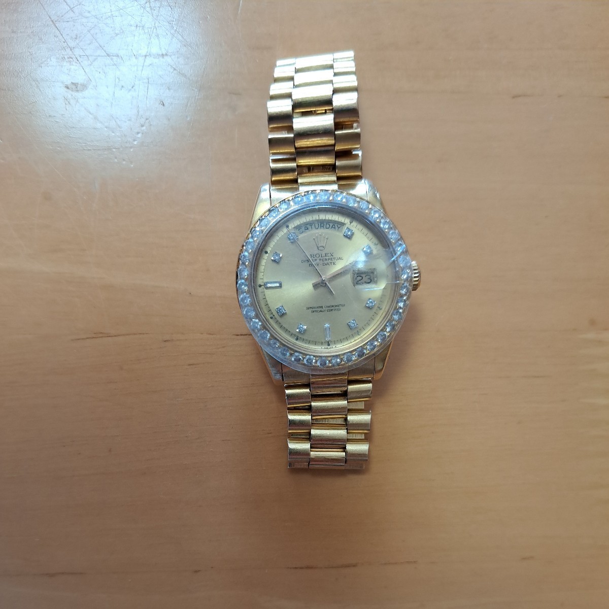 ROLEX デイデイト 金無垢 DAY-DATE ロレックス K18 YG 1803 18金 