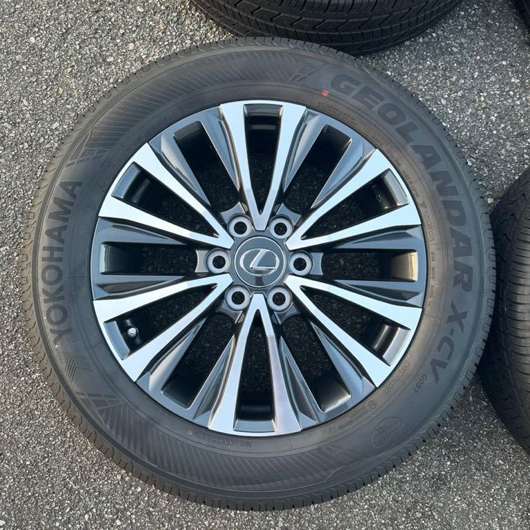 新車外し】LEXUS レクサス LX600 純正ホイール タイヤセット 265/55R20 