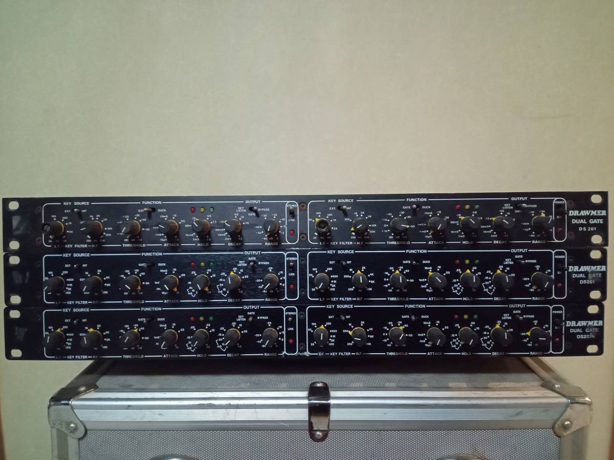 DRAWMER DS201 DUAL GATE 通電動作確認ジャンク3台 DS201 GATE DUAL