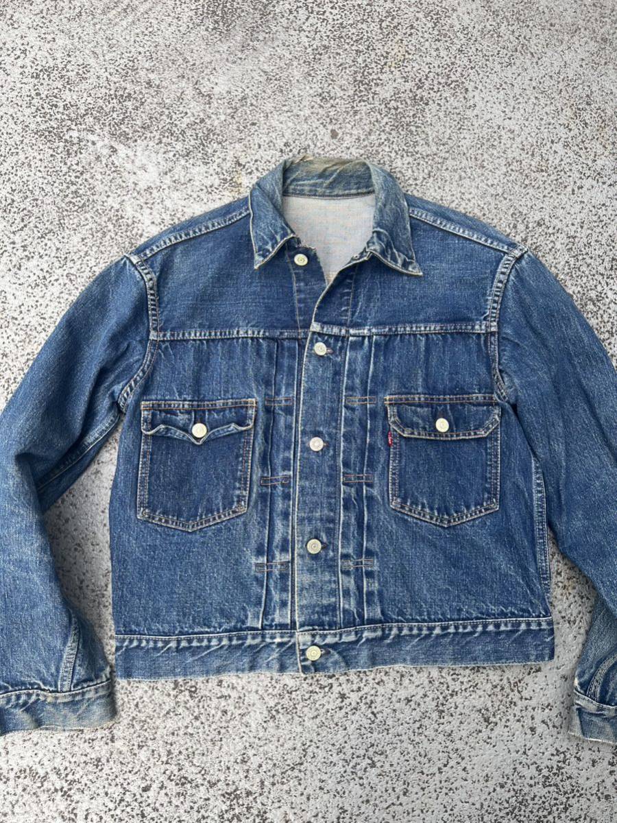Levi''s 2nd ビンテージ デニムジャケット 米国製 50年代　ジージャン USA アメリカ製 ビンテージ　XX