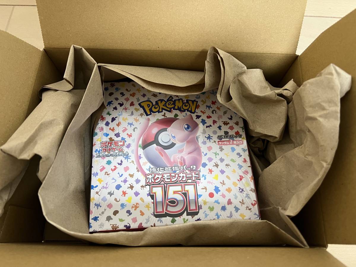 新品未開封 強化拡張パックポケモンカードゲーム 151 1BOX シュリンク