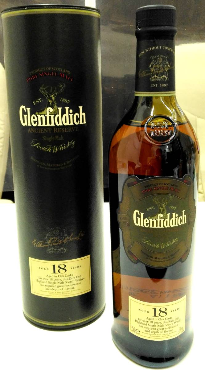 飲料 【未開栓】【お酒】Glenfiddich グレンフィディック AGED 18