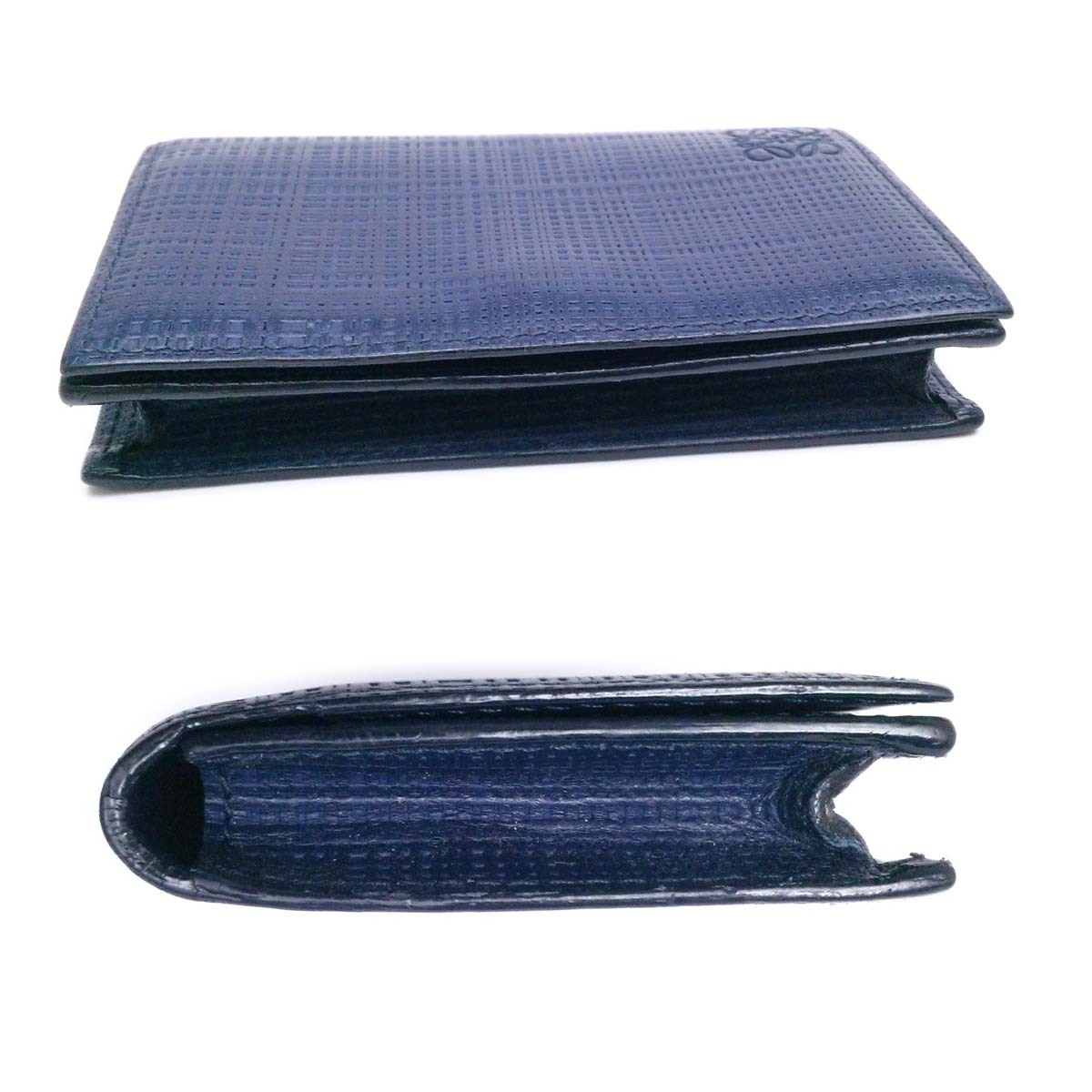 LOEWE ロエベ カードケース 名刺入れ ネイビーブルー LOEWE(ロエベ