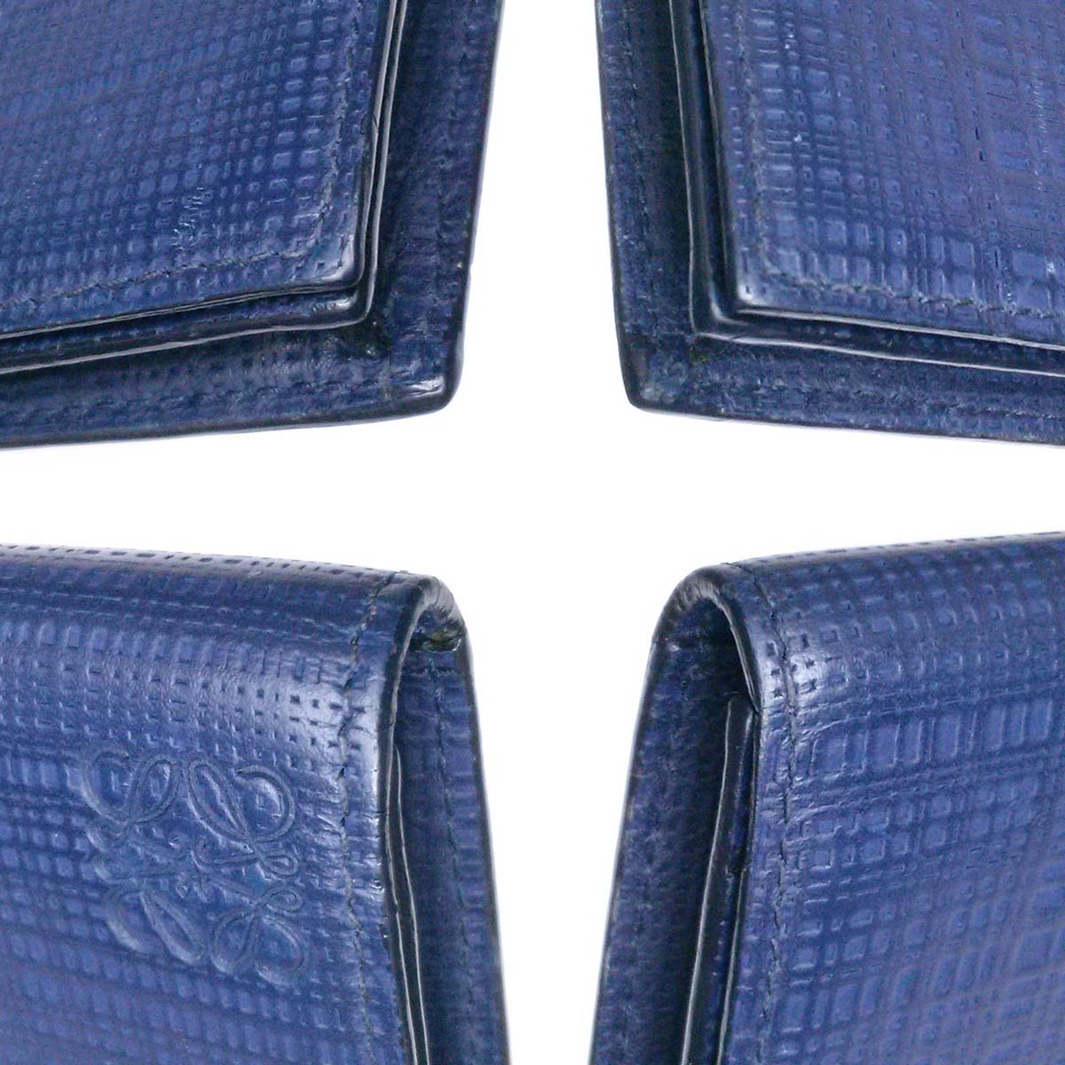 LOEWE ロエベ カードケース 名刺入れ ネイビーブルー LOEWE(ロエベ