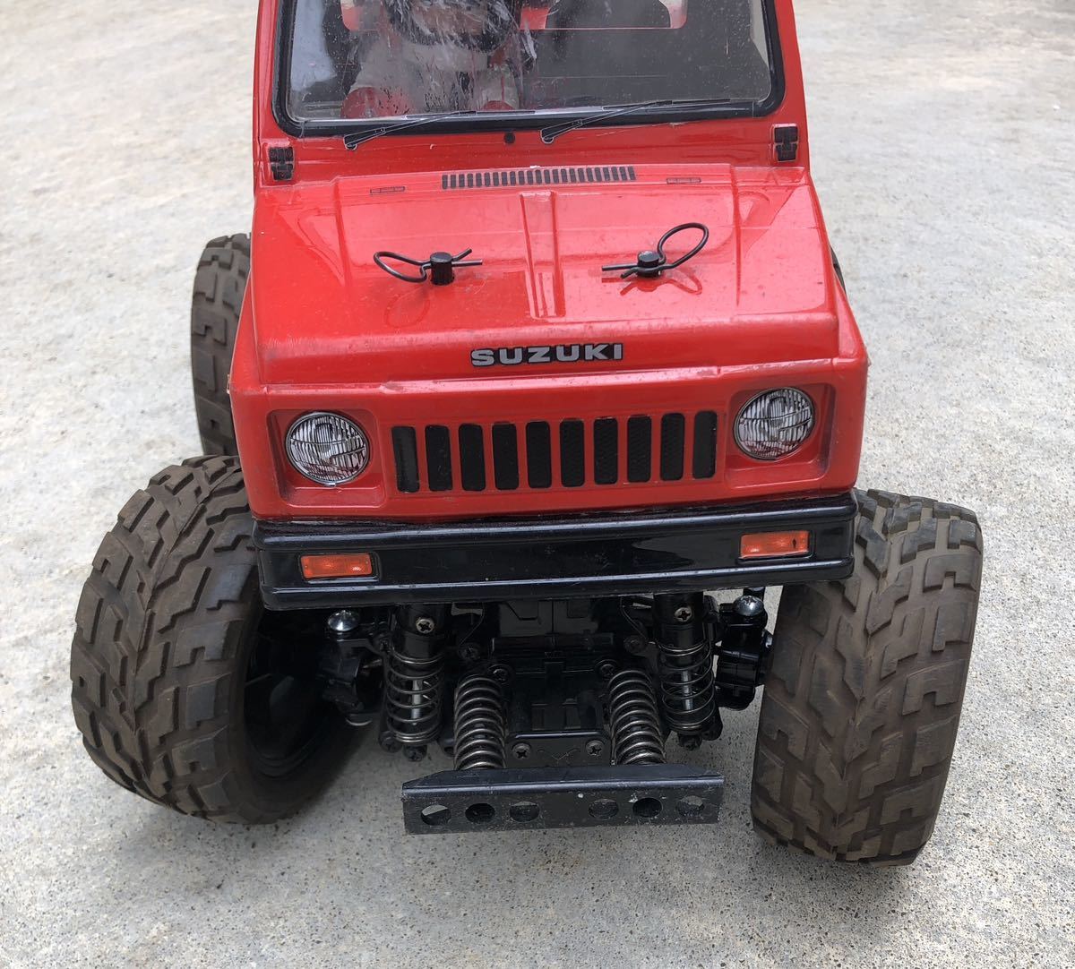 タミヤ GF-01 ジムニー TAMIYA 23.7.28 野ラジ仕様のTAMIYA GF-01 JIMNYを