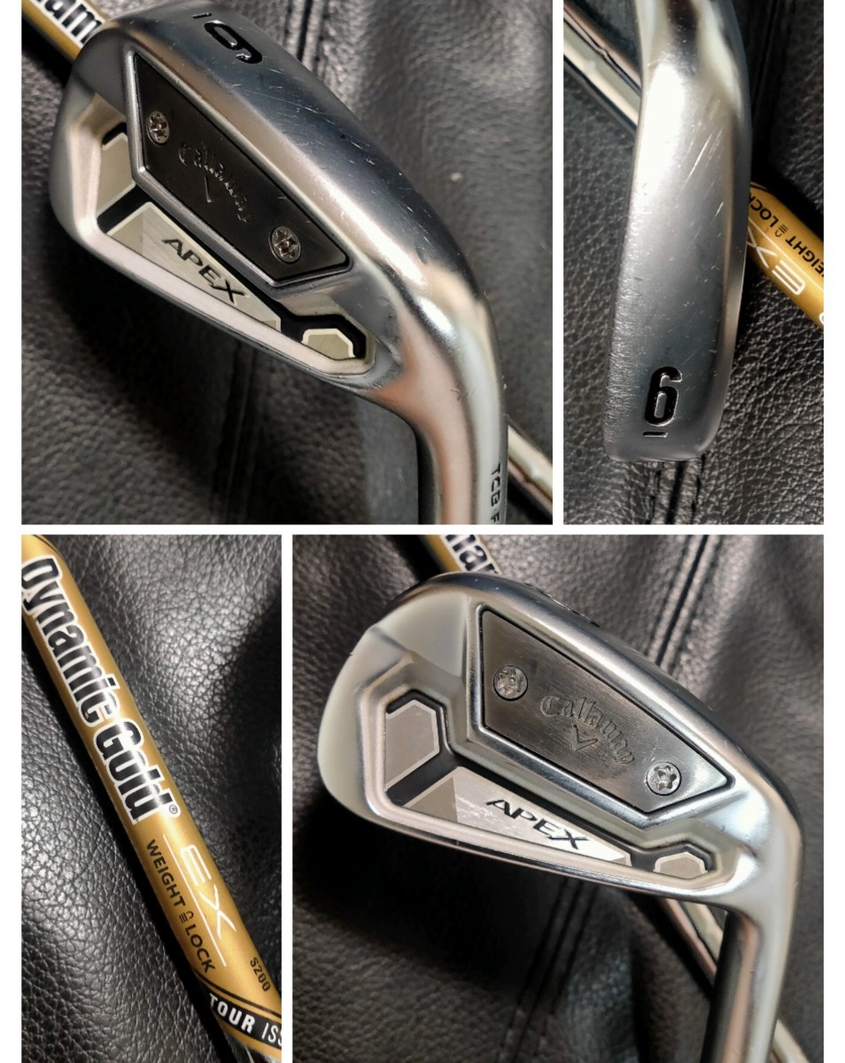 Dgex Callaway APEX TCB #6I 単品 DGEX TOUR ISSUE S200 キャロウェイ(キャロウェイ)|売買された ...