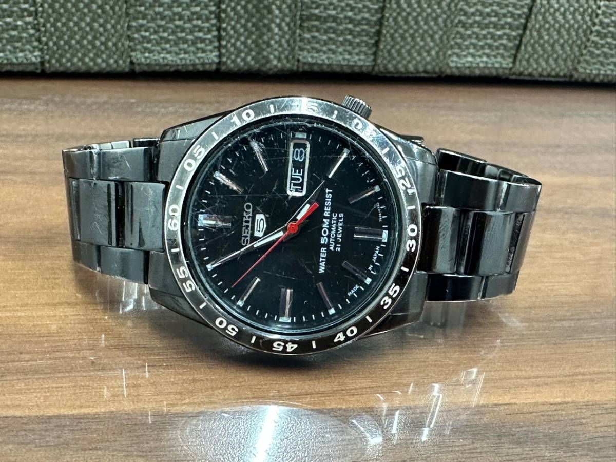 1円～SEIKO セイコー5 腕時計 7S26-02T0 自動巻き ジャンク品 