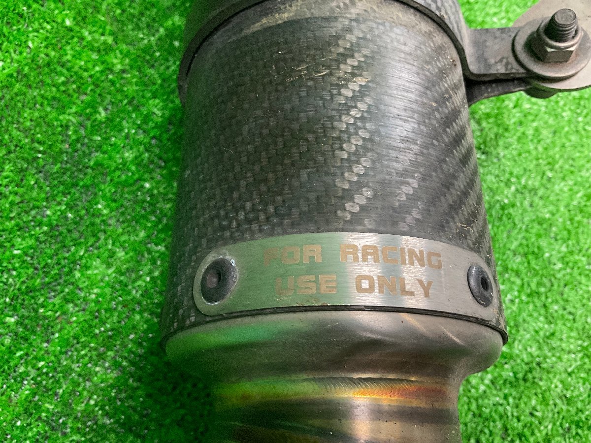 弐 カーボン シングル サイレンサー ドゥカティ モンスター 1100EVO Racing USE Only マフラー 34452 YM20