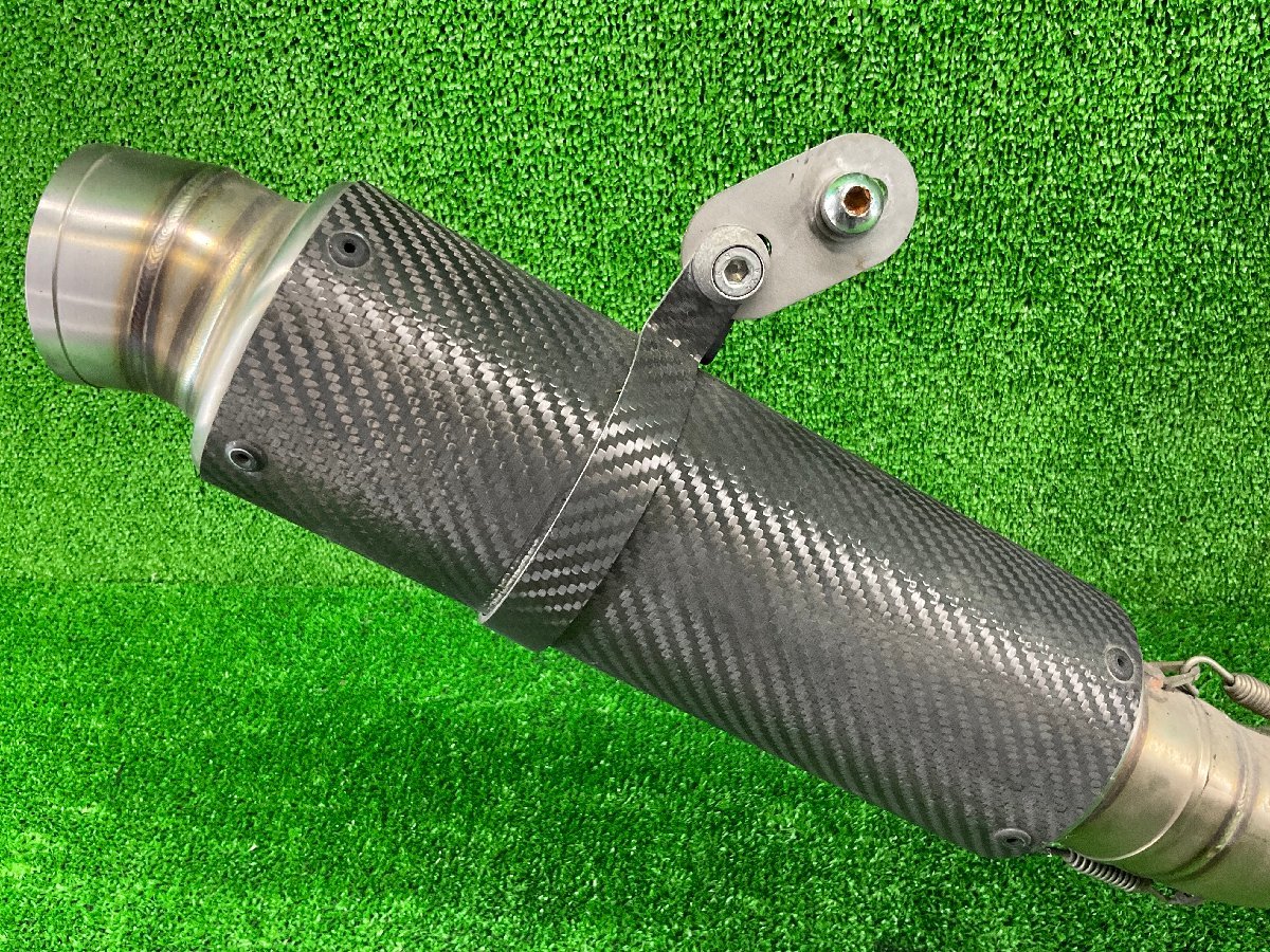 弐 カーボン シングル サイレンサー ドゥカティ モンスター 1100EVO Racing USE Only マフラー 34452 YM20