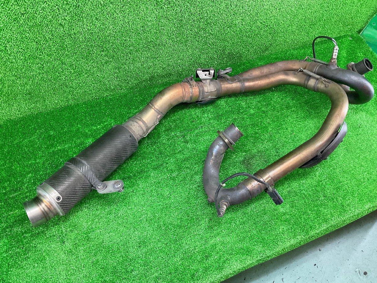 弐 カーボン シングル サイレンサー ドゥカティ モンスター 1100EVO Racing USE Only マフラー 34452 YM20