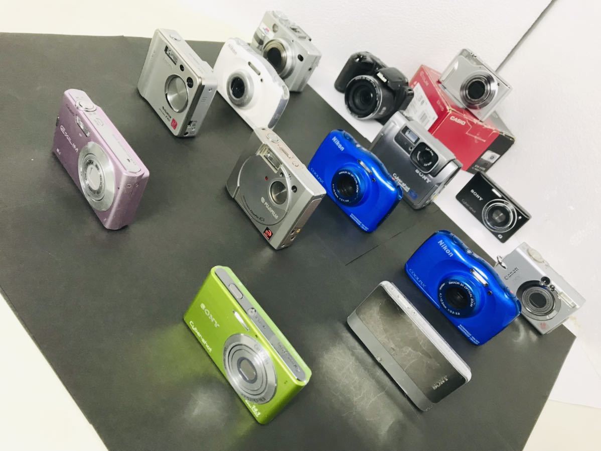 コンパクトデジタルカメラ8台まとめセット CANON IXY,PowerShot/Nikon