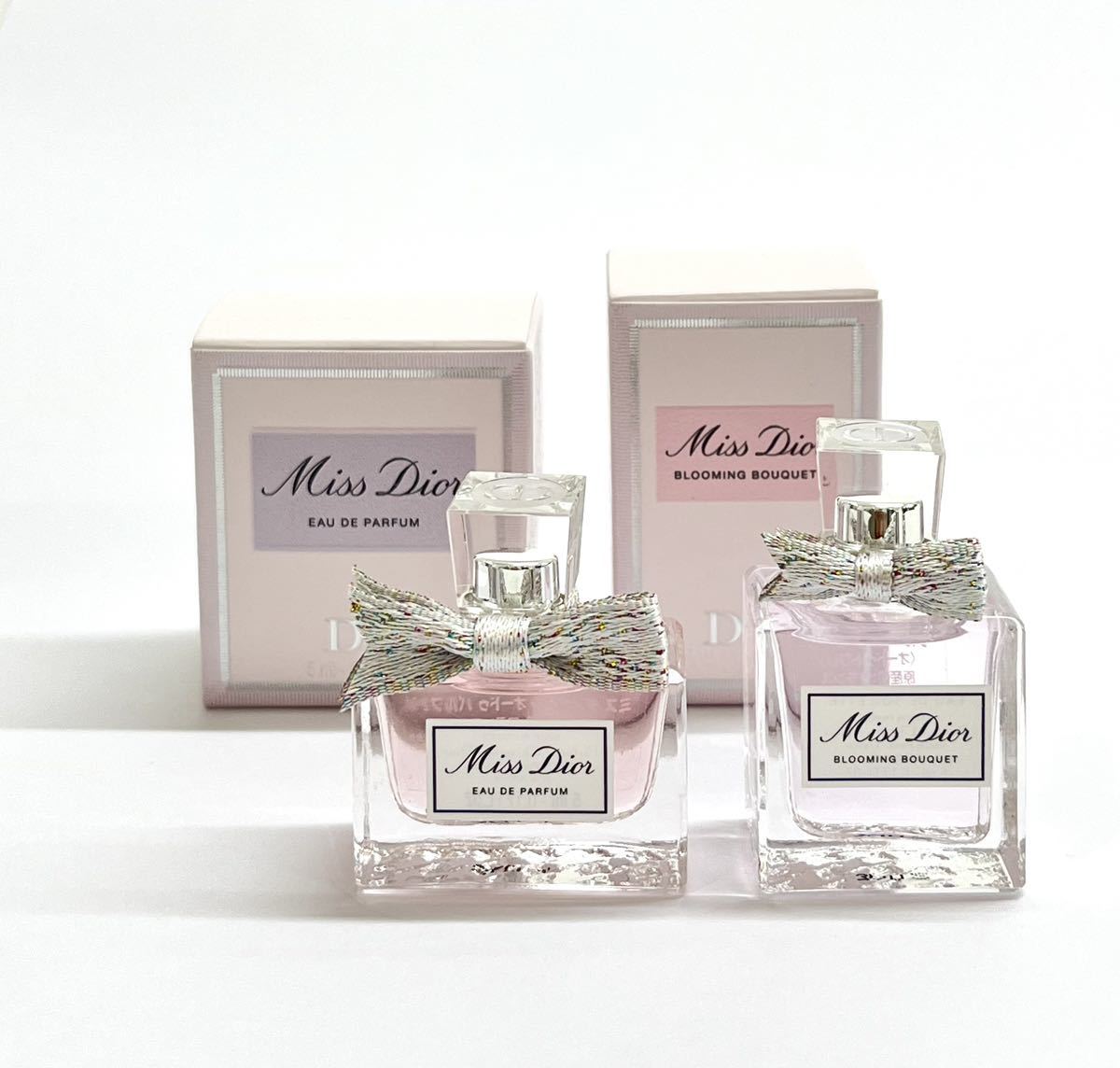▲未使用品【クリスチャン・ディオール　Christian Dior】ミスディオール・ブルーミングブーケ・オードトワレ・5ml・ミニ香水・2本セット