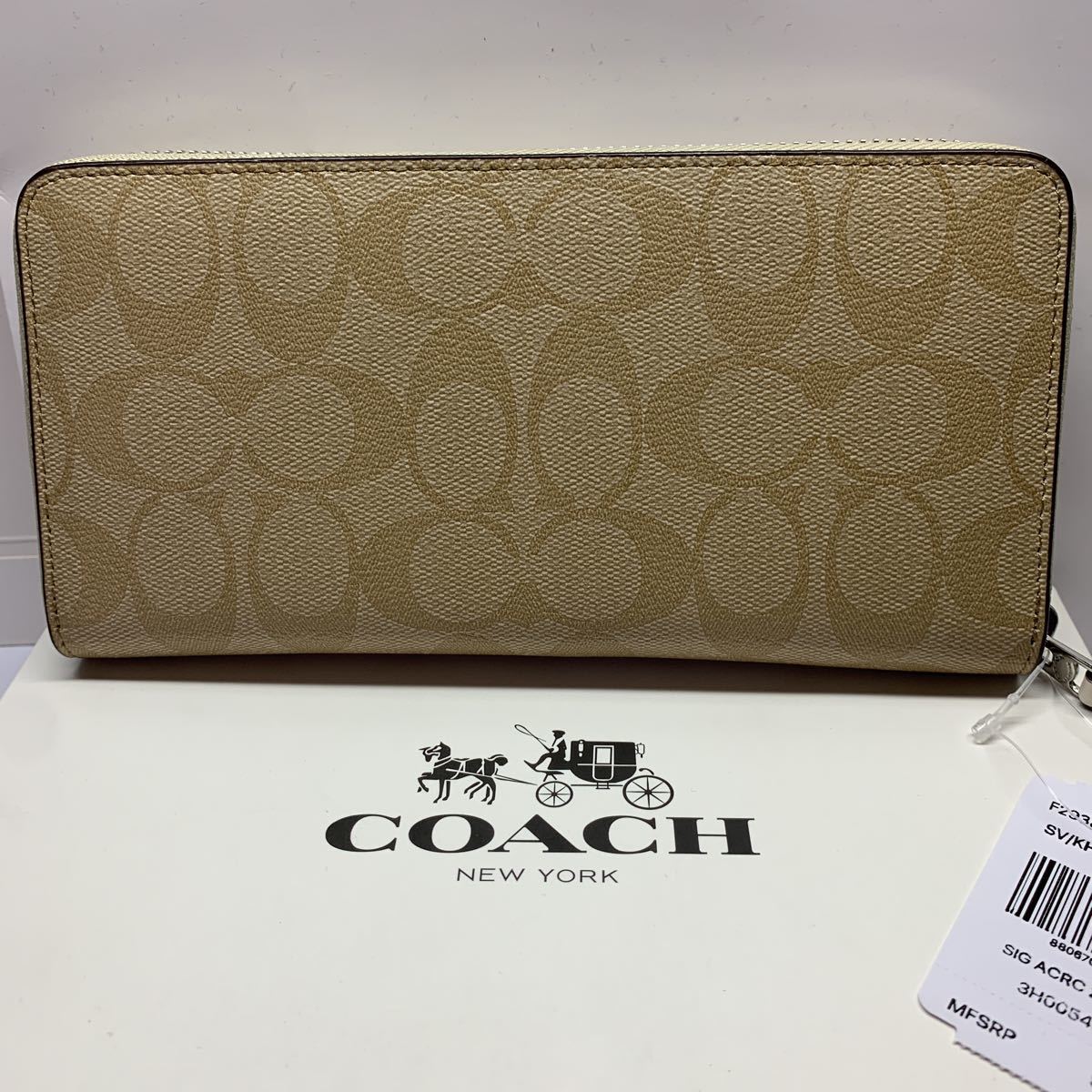 COACH 新品箱付き 長財布 F29380シグネチャー ディズニー ミニーマウス 