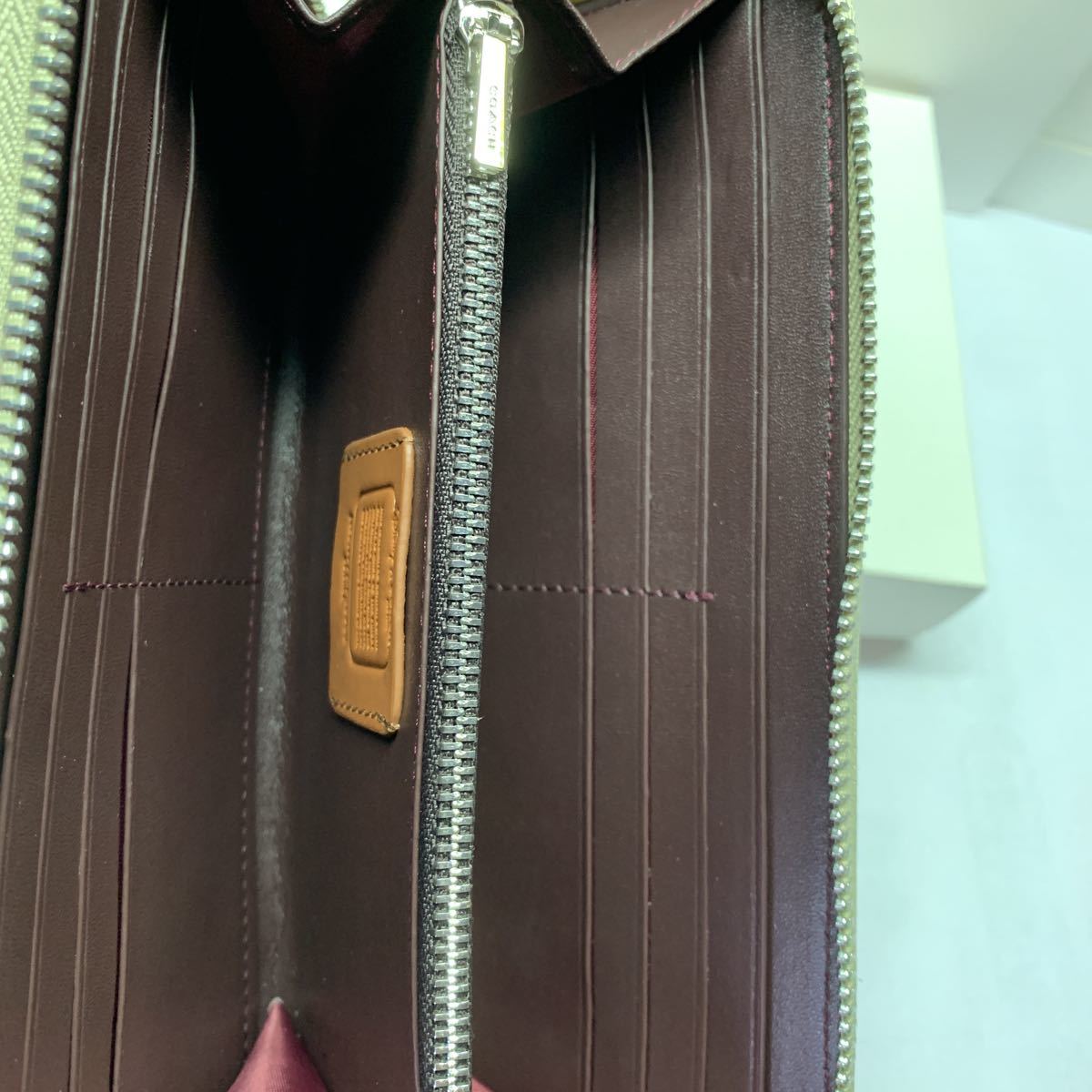 COACH 新品箱付き 長財布 F29380シグネチャー ディズニー ミニーマウス 