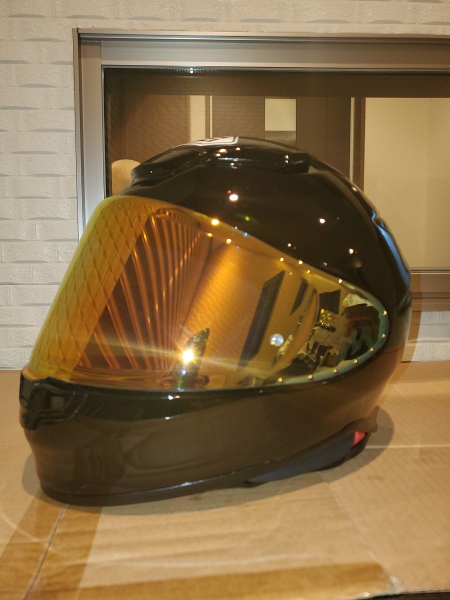 SHOEI Z-8カスタムペイント！オレンジフレーク、サイズL、ミラー 