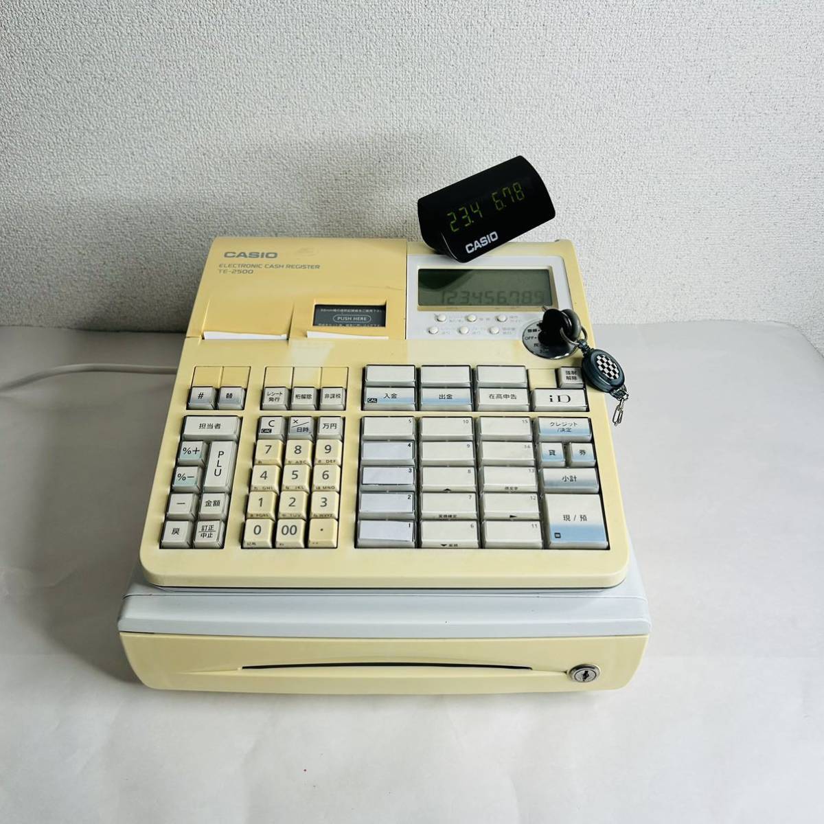 ★動作良好！★ CASIO カシオ 電子レジスター TE-2500