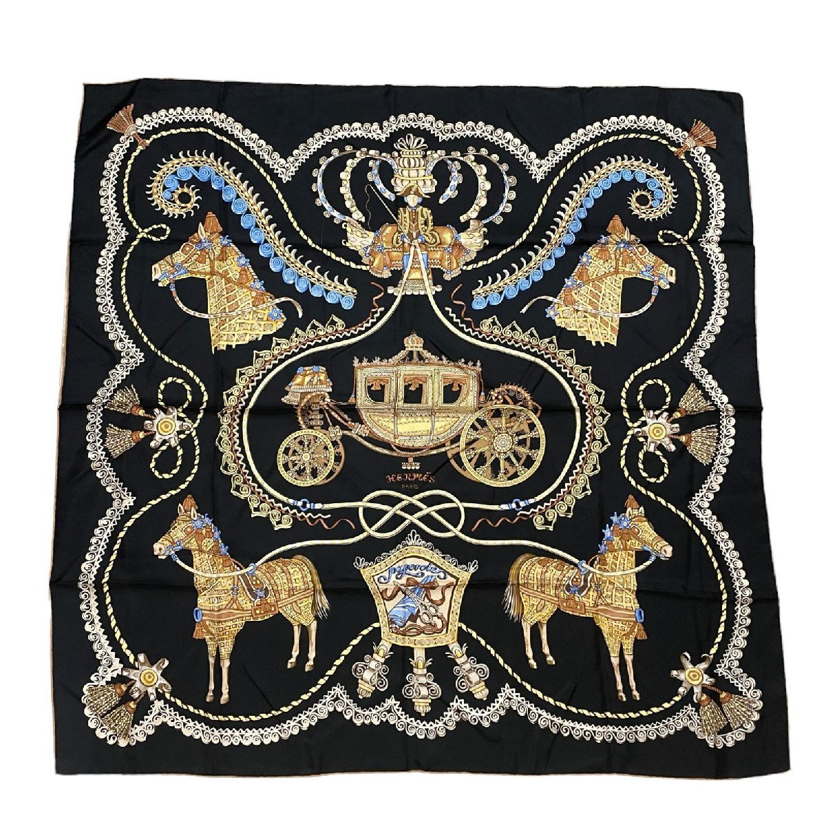 ☆HERMES エルメス ネクタイ ネイビー系☆ネクタイのみ3点まで同梱