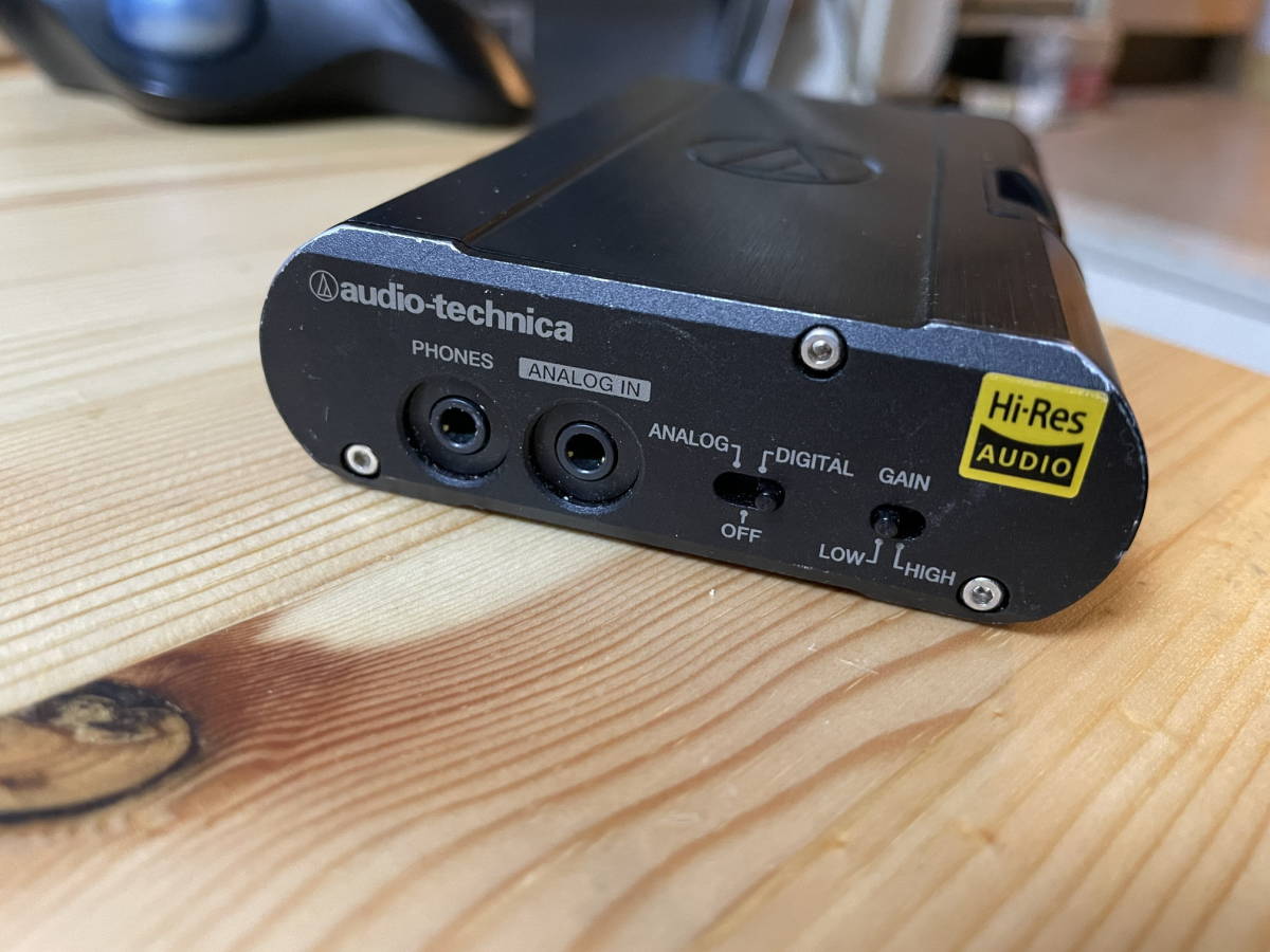 audio-technica ハイレゾ ポータブル ヘッドホンアンプ オーディオ