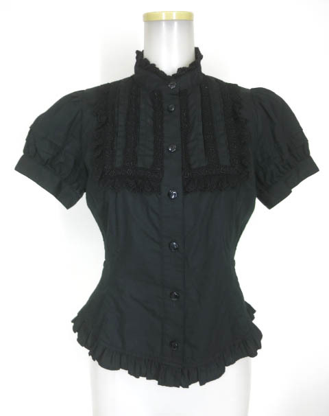 Innocent World スクエアーヨーク半袖ブラウス / イノセントワールド [B57118]