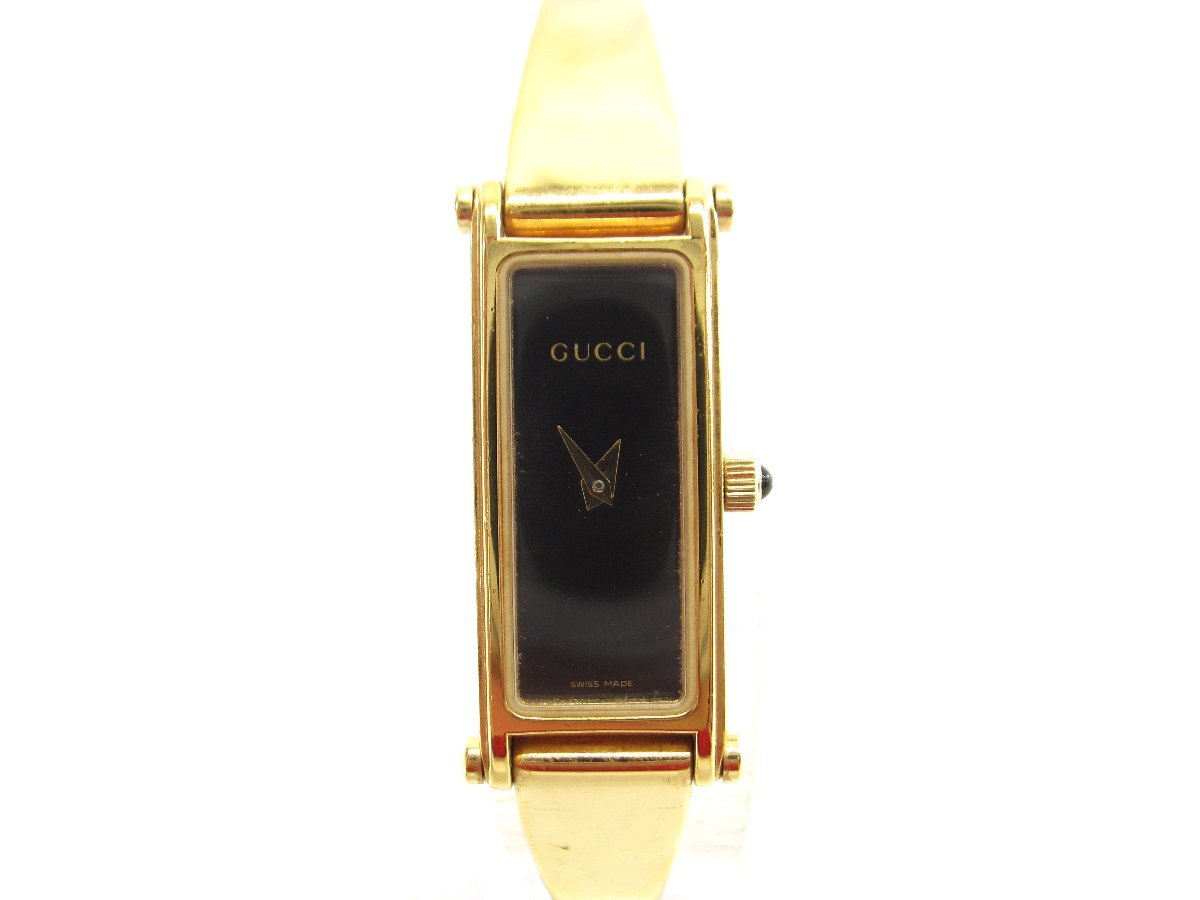 GUCCI グッチ 1500Lレディースウォッチ ゴールド クォーツ 腕時計