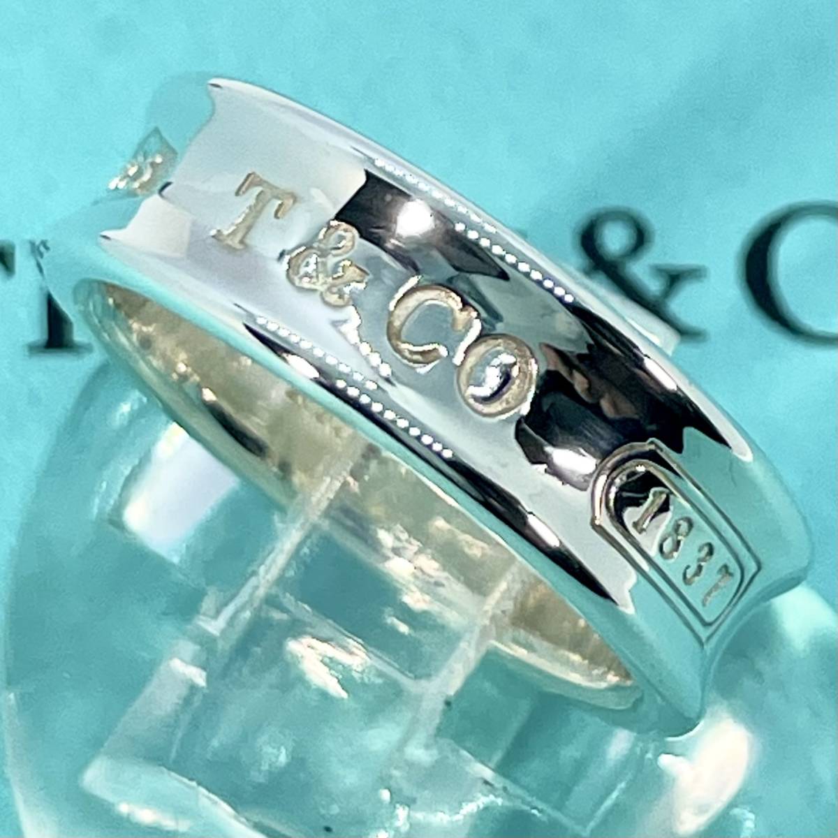 美品】20号 ティファニー TIFFANY&Co. シルバー 1837 ナロー ワイド
