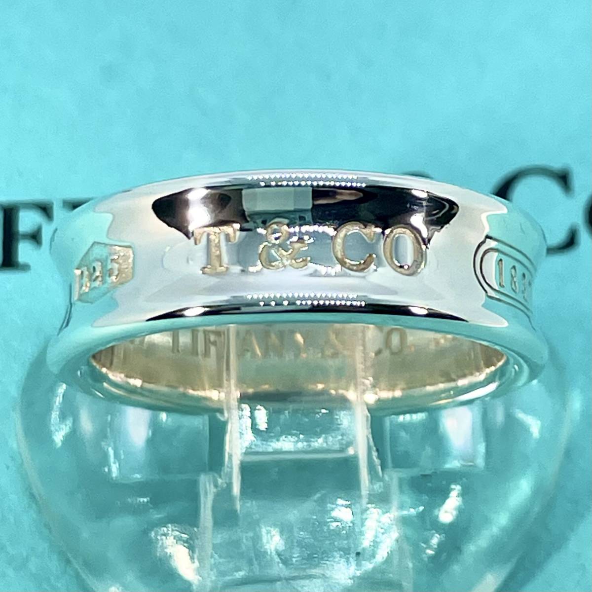 美品】20号 ティファニー TIFFANY&Co. シルバー 1837 ナロー ワイド