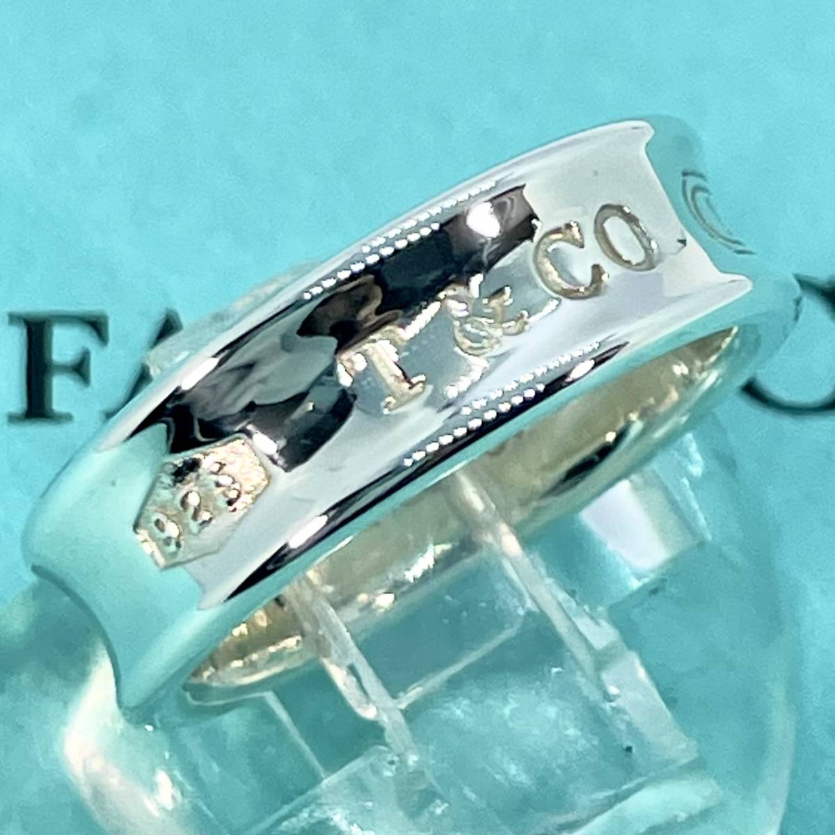 美品】20号 ティファニー TIFFANY&Co. シルバー 1837 ナロー ワイド