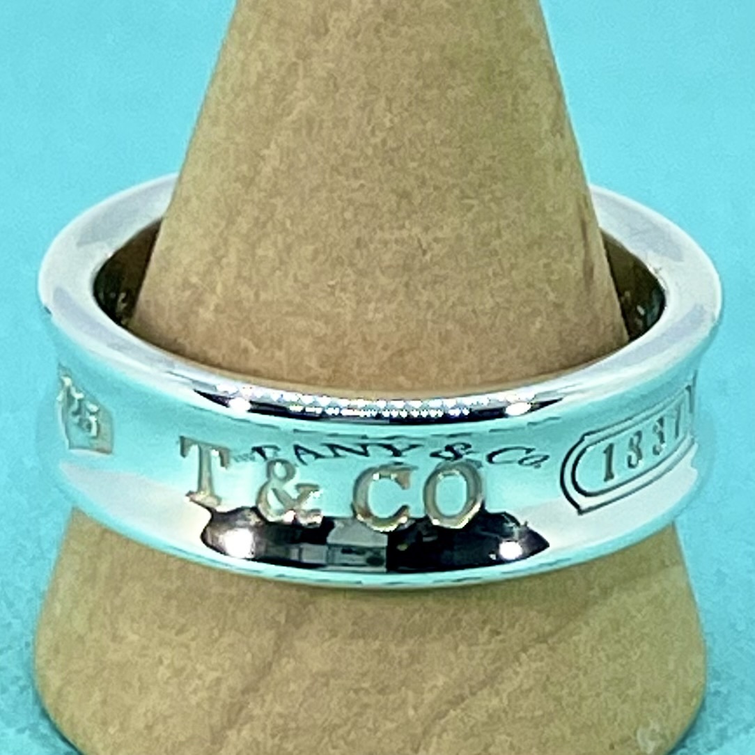 美品】20号 ティファニー TIFFANY&Co. シルバー 1837 ナロー ワイド