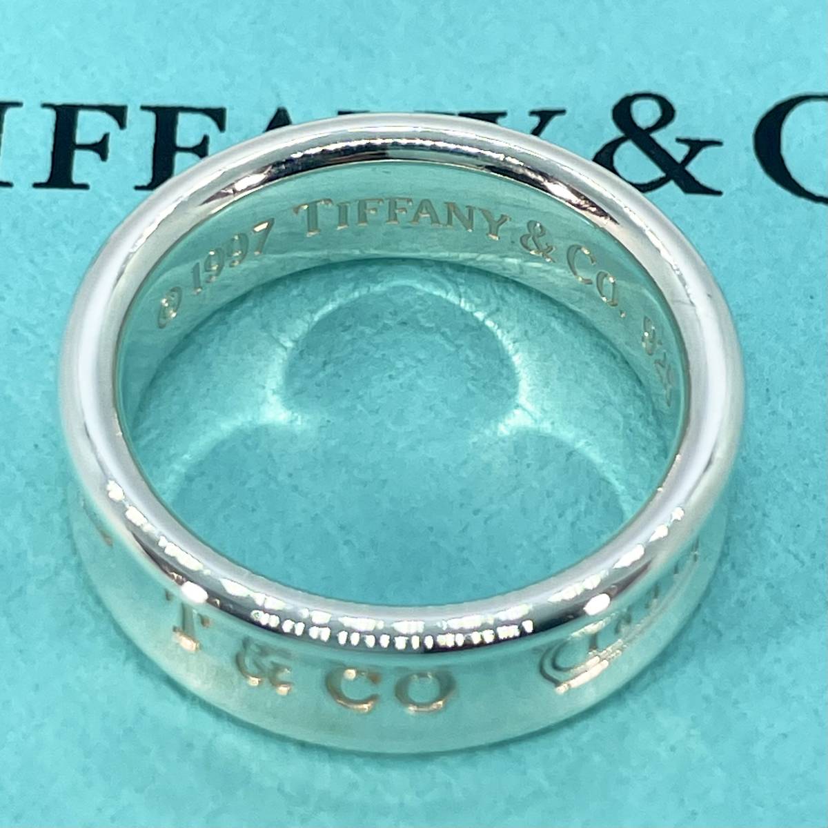 美品】20号 ティファニー TIFFANY&Co. シルバー 1837 ナロー ワイド