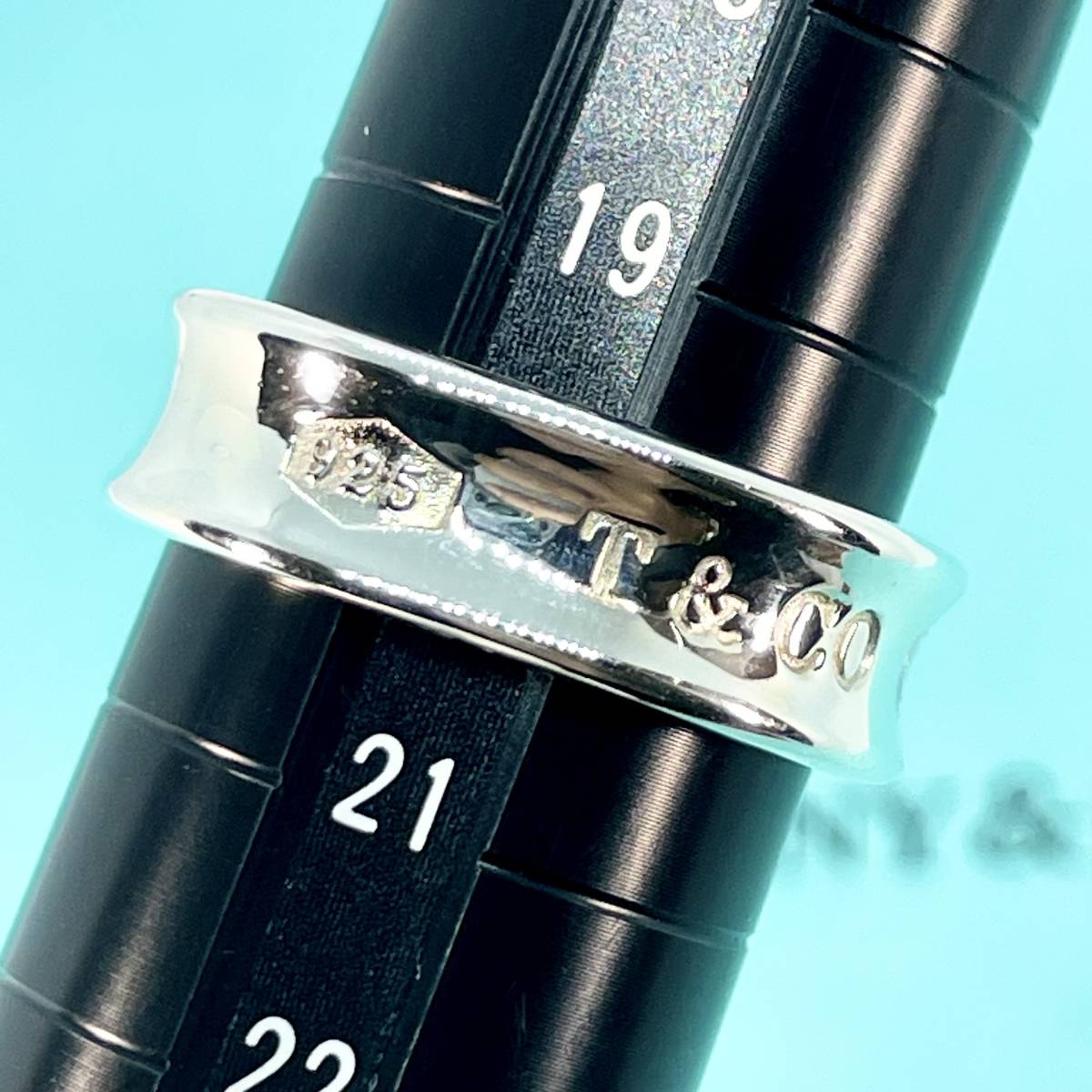 美品】20号 ティファニー TIFFANY&Co. シルバー 1837 ナロー ワイド