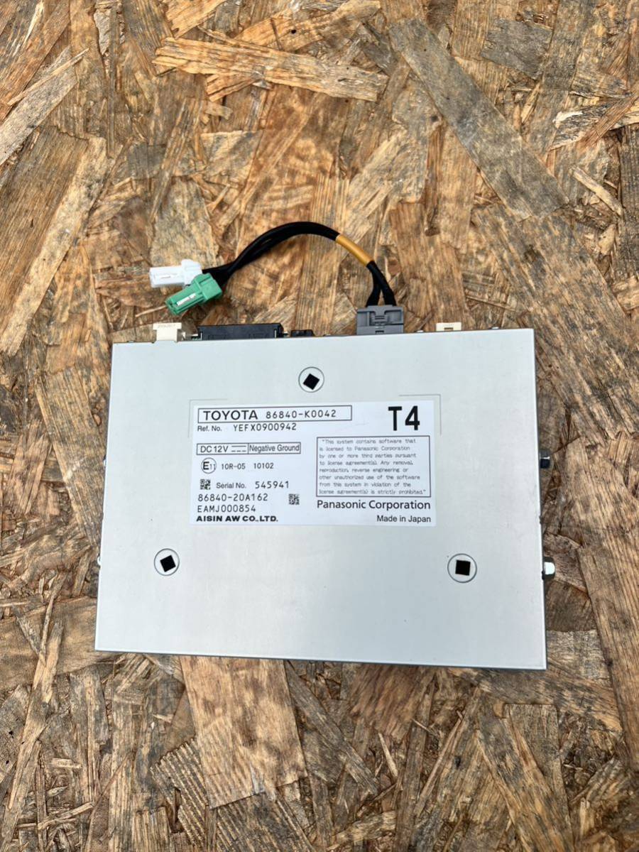 トヨタ純正 30アルファード ヴェルファイア 86840-K0042 T-Connect ナビキット オーディオ ハリアー C-HR カローラ ヤリス 等