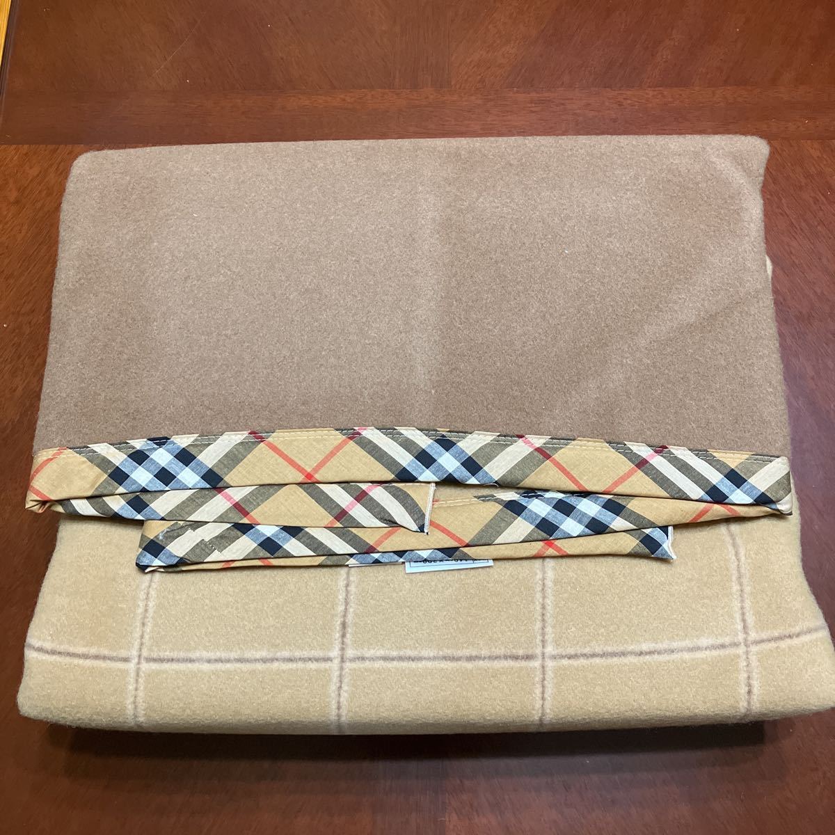 BURBERRY バーバリー ウール100% 毛布 ノバチェック 西川産業 日本製