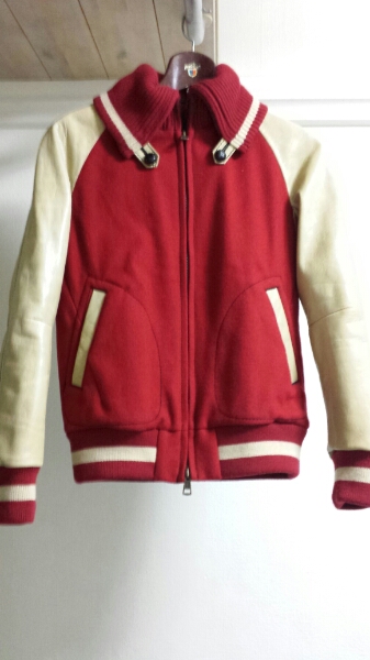 激レア ナンバーナイン スタジャン 08aw 袖レザー イチロー(トップス 