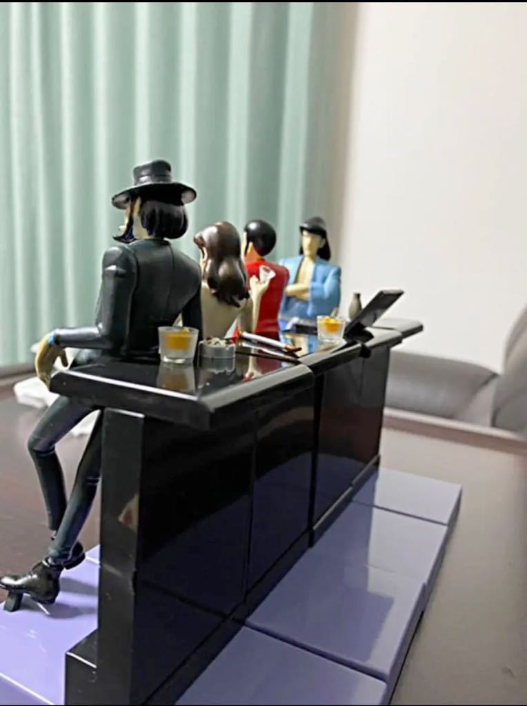 【新品・未使用】ルパン三世　カウンターバー　フィギュアセット