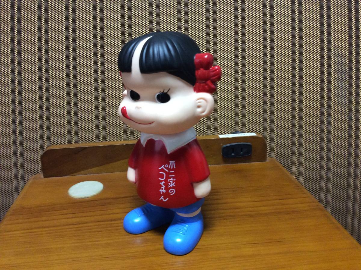 不二家 非売品 レア 人形 ペコちゃん レトロ FUJIYA 希少 昭和 店舗 首