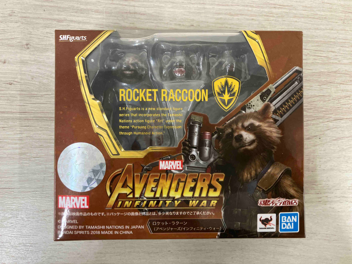 新作入荷，新作登場 S.H.Figuarts ロケット ラクーン アベンジャーズ/インフィニティ ウォー 魂ウェブ商店限定 アベンジャーズ/インフィニティ ウォー(その他)｜売買されたオークション情報、yahooの商品情報をアー その他