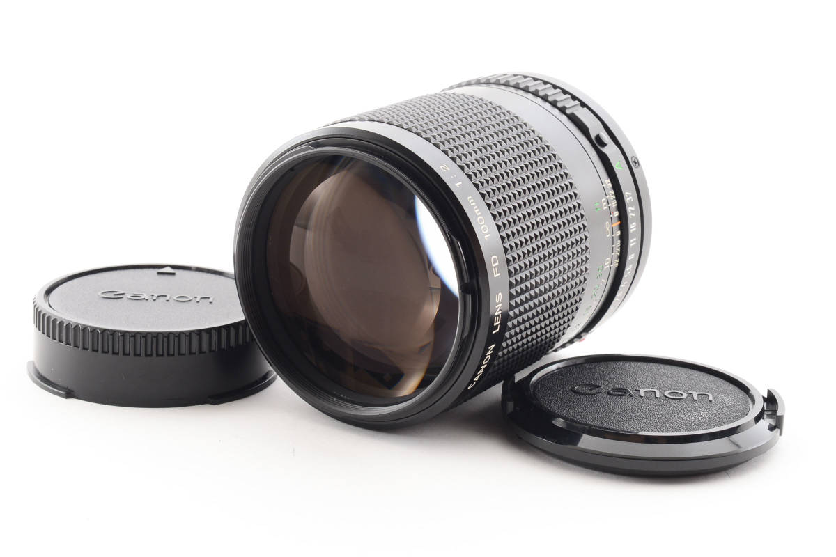 キャノン New FD NFD 100mm f2 MF Telephoto レンズ #2842 レンズ(単